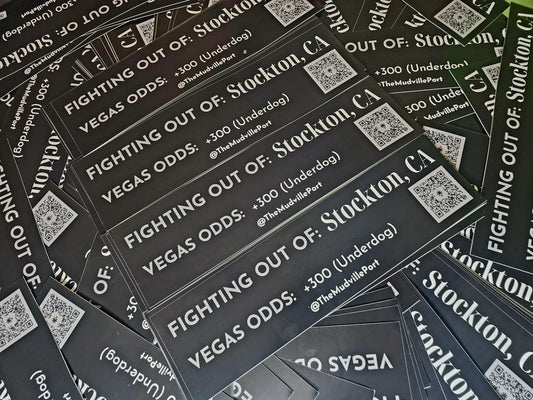 Fighting out of Stockton Bumper Sticker